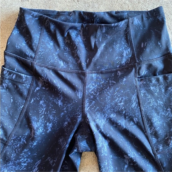 LOLE blue tight workout or lounge legging size small - Picture 4 of 7